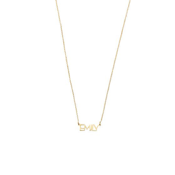 Sarah Chloe Modern Block Necklace | Mark and Graham