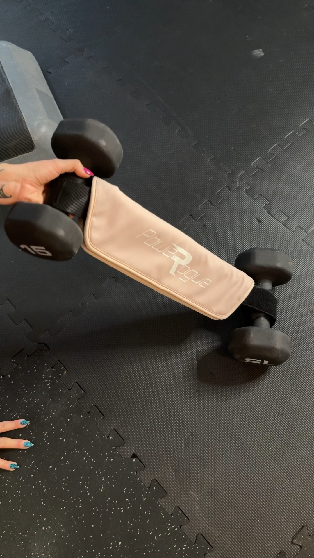 Easily attach your dumbbells to this padded cushion to allow yourself to do glute bridges, weighted lunges, weighted planks and even squats! Absolutely love this thing! And the Velcro is super strong! This particular one I bought on Amazon a long time ago. Unfortunately the exact one isn’t sold there anymore.. but I did link a few similar ones I think would be good.

#LTKFindsUnder50 #LTKActive #LTKHome