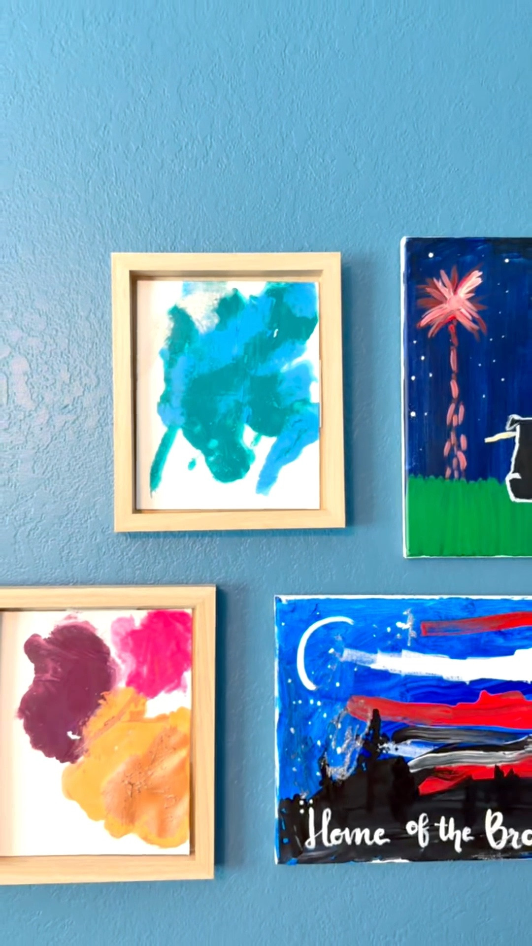 Found a nice way to display some flat canvasses that ur boys painted along with the help of some horses on vacation!

It was such a fun activity and we wanted to display them in their playroom when we finished. 

These frames have Velcro pieces that you attach to the back of your canvas and stick on easily to the frame. What’s nice is you can switch out the art if you want. 

These frames would also be a cute way to gift hand print art for Father’s Day 🤍

Find more like this in my Mom & Kids and Gifting collections, and follow me for more ✨

Father’s Day gifts • father days ideas • gifts for him • gifts for dad • gift ideas • canvas frames • hike decor • home frames • framed canvas

#LTKmomlife #LTKHome #LTKKids