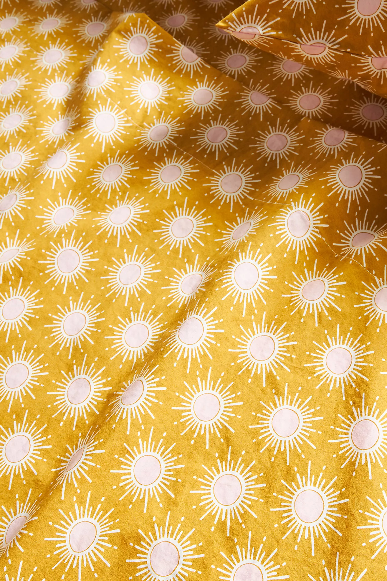 Organic Cotton Percale Printed Sheet Set | Anthropologie (US)