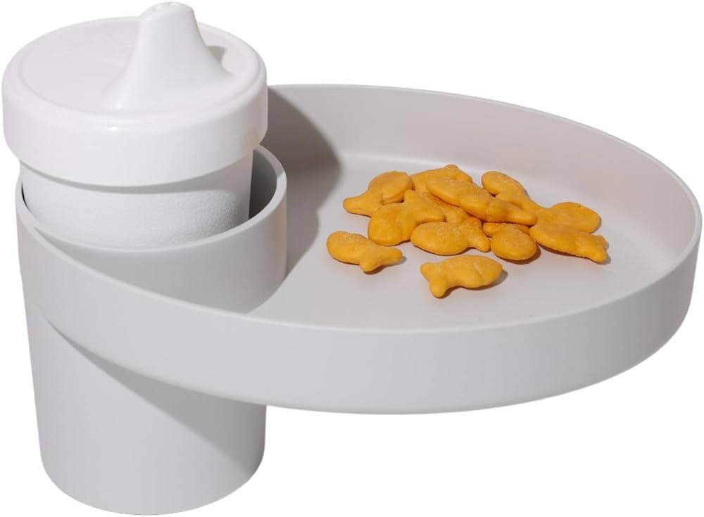 My Travel Tray/Oval - USA Made. Extend Your Current Cup Holder to Hold Your Cup Plus a Tray for S... | Amazon (US)