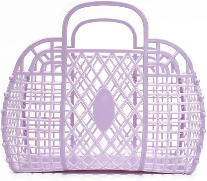 80's Retro Style Jelly Purse Retro Jelly Beach Bag Summer Child Bag Plastic Storage Halloween Gif... | Amazon (US)