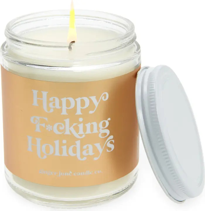 Ginger June Candle Co Happy F*cking Holidays Candle | Nordstrom