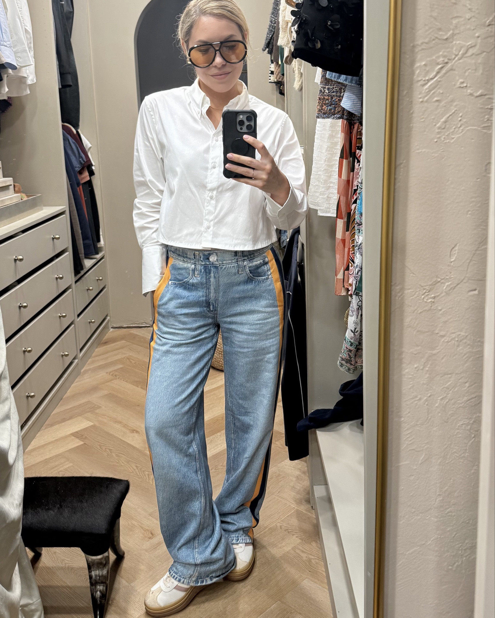This cropped button down seems so luxe but is $20 on Amazon! And these are the viral pj jeans - I’m obsessed!


#LTKdayinmylife #LTKOver40 #LTKootd