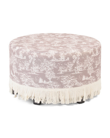 Fringe Ottoman | TJ Maxx