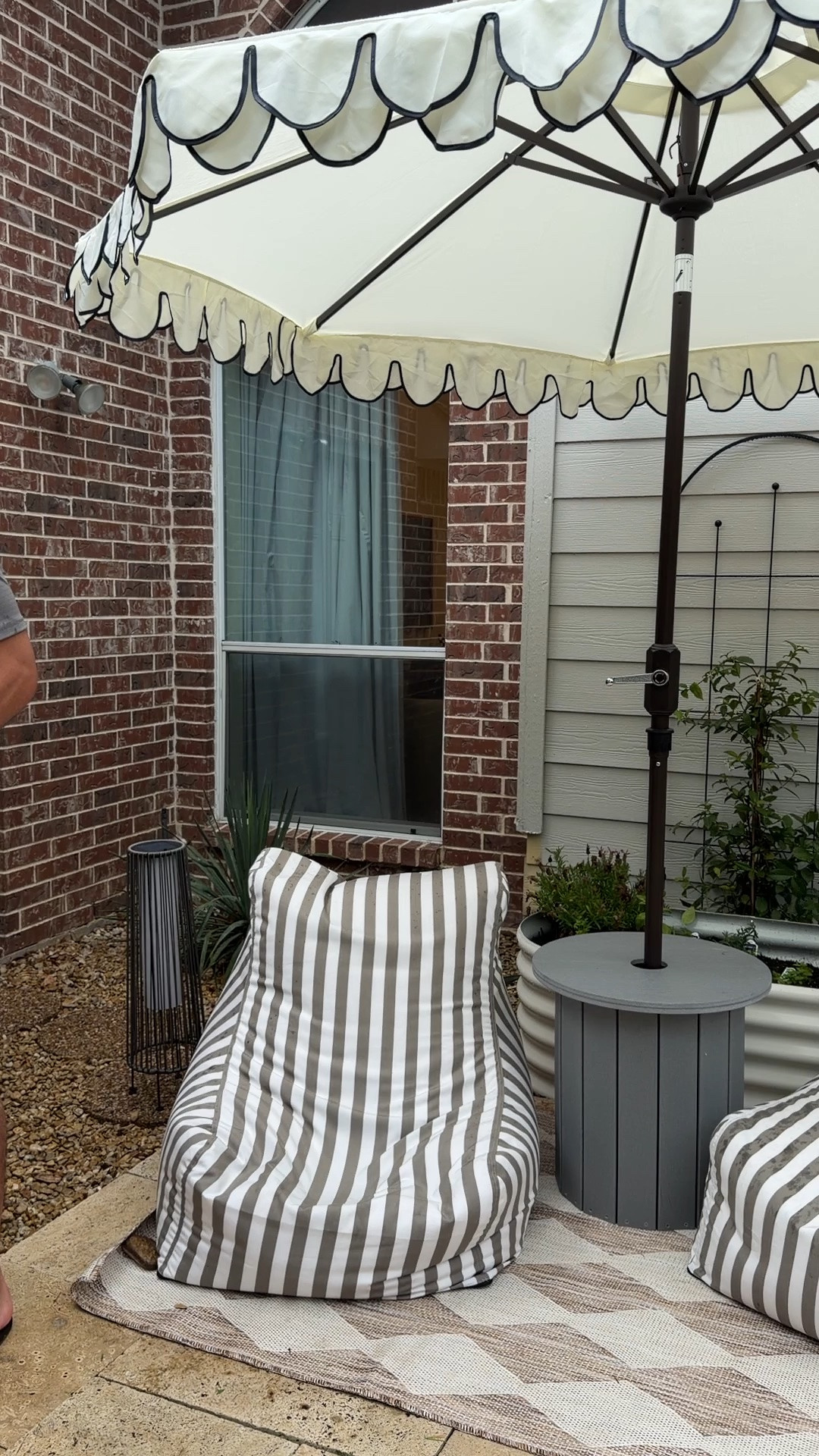 Our cute new backyard spot! Love these bean bags so much we sit in them daily! Linking here

#LTKHome