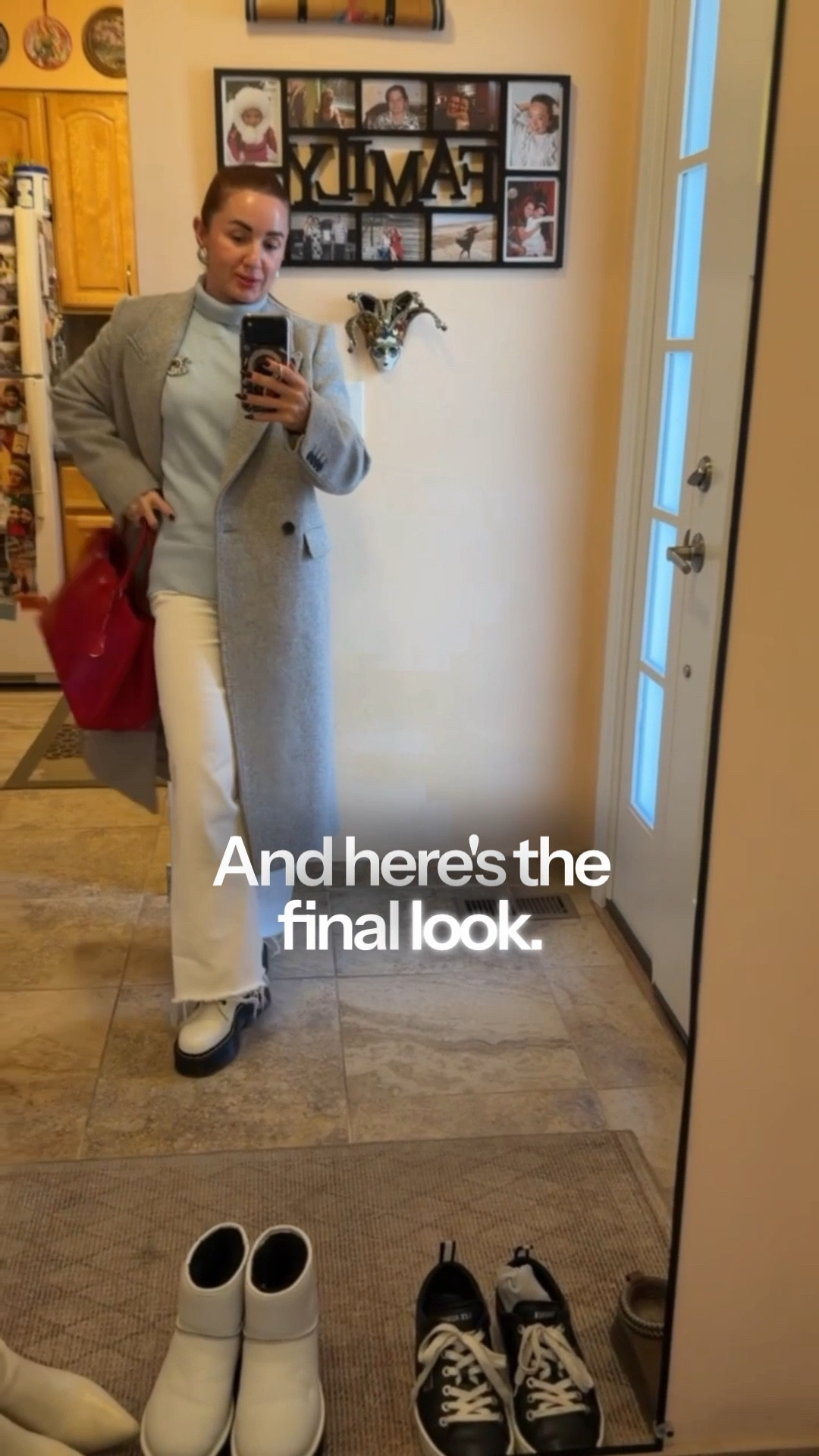 Your perfect cozy-chic everyday uniform.

This soft neutral look is all about comfort that still feels elevated.
A relaxed light blue sweatshirt paired with creamy white straight-leg pants creates a clean, calm, and flattering silhouette. It’s the kind of outfit that feels cozy at home, polished for errands, and cute enough for coffee runs, school drop-offs, or casual meetings.

Simple. Fresh. Effortlessly put together.
Proof that comfortable can still look very chic.

⸻


casual neutral outfit, cozy chic look, light blue sweatshirt, white straight leg pants, minimalist outfit, everyday casual style, athleisure outfit women, comfortable chic outfit, weekend outfit women, mom life outfit, clean girl aesthetic, soft neutral look, relaxed casual style, errands outfit, casual coffee run look, simple everyday outfit, lounge to street style, calm color outfit, modern minimal outfit, off duty chic

#LTKootd #LTKvlog #LTKdayinmylife