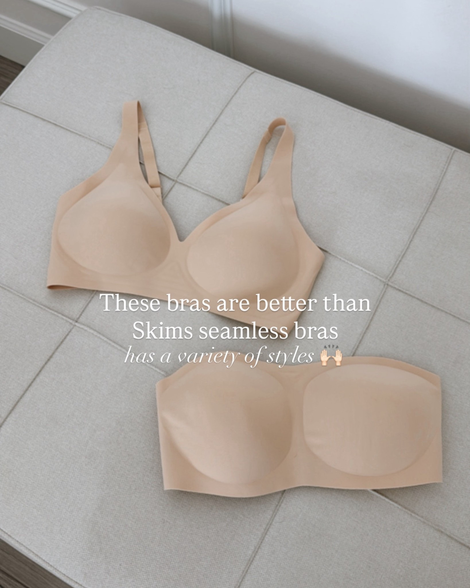 Seamless bras! Better than skims, very comfortable and good quality. 

#LTKFindsUnder100 #LTKStyleTip #LTKU