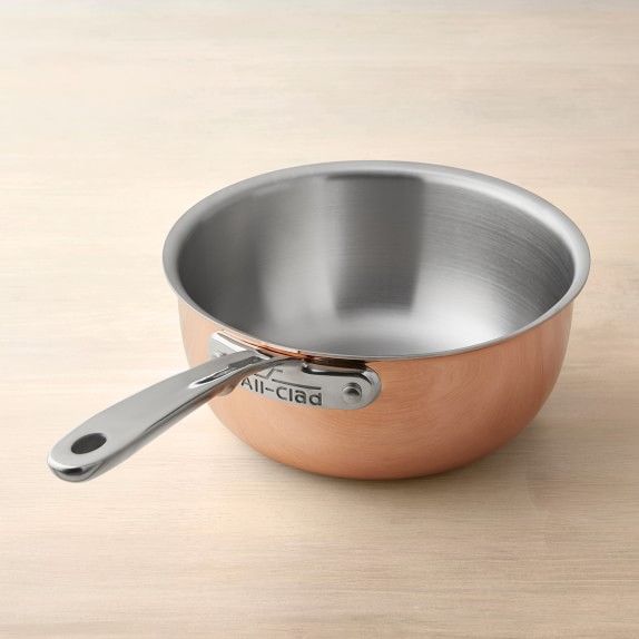 All-Clad C4 Copper Saucier | Williams-Sonoma