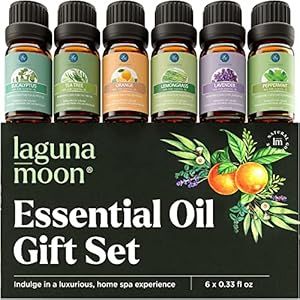 Essential Oils Set - Top 6 Organic Blends for Diffusers, Home Care, Candle Making, Fragrance, Aro... | Amazon (US)