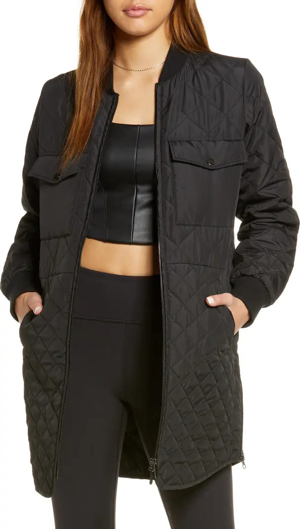 Zella Quilted Pocket Jacket | Nordstrom | Nordstrom