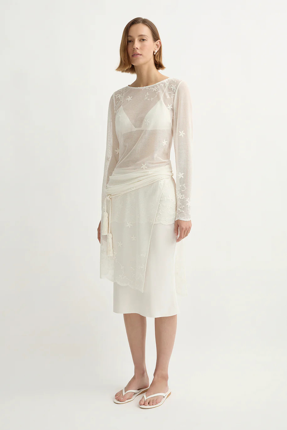 TASSEL BELT - CREAM | POSSE (US)