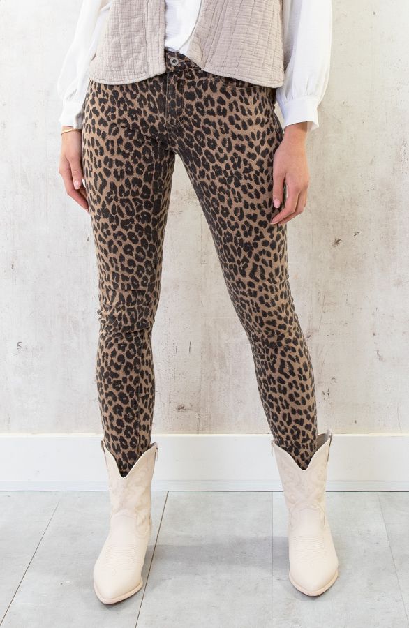 Panter Jeans Bruin | fashionmusthaves.nl | The Musthaves (NL)
