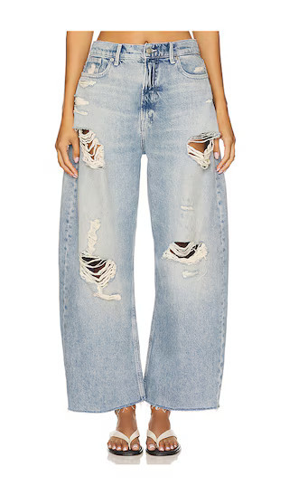 Good American Good Extreme Barrel in Blue. - size 18 | Revolve Clothing (Global)