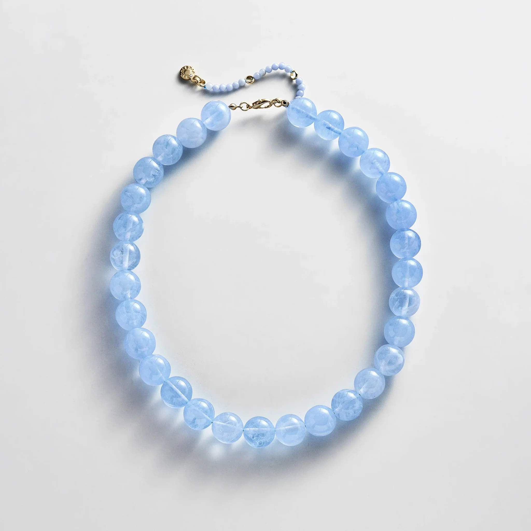 Mini Jane Beaded Necklace - Soft Blue | Shop.app