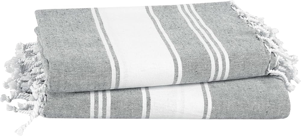LANE LINEN Beach Towel, 2 Pack Beach Towels Oversized, 39"x71", Quick Dry Pool Towels for Adults,... | Amazon (US)
