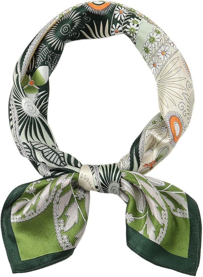 RIIQIICHY 100% Mulberry Silk Scarf Head Scarf for Women Hair Scarf for Sleeping Hair Wrapping at ... | Amazon (US)