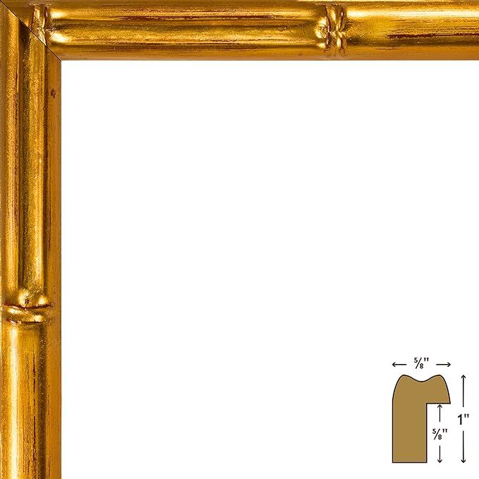 Craig Frames Vintage Gold Bamboo Composite Picture Frame, 24 by 30-Inch | Amazon (US)