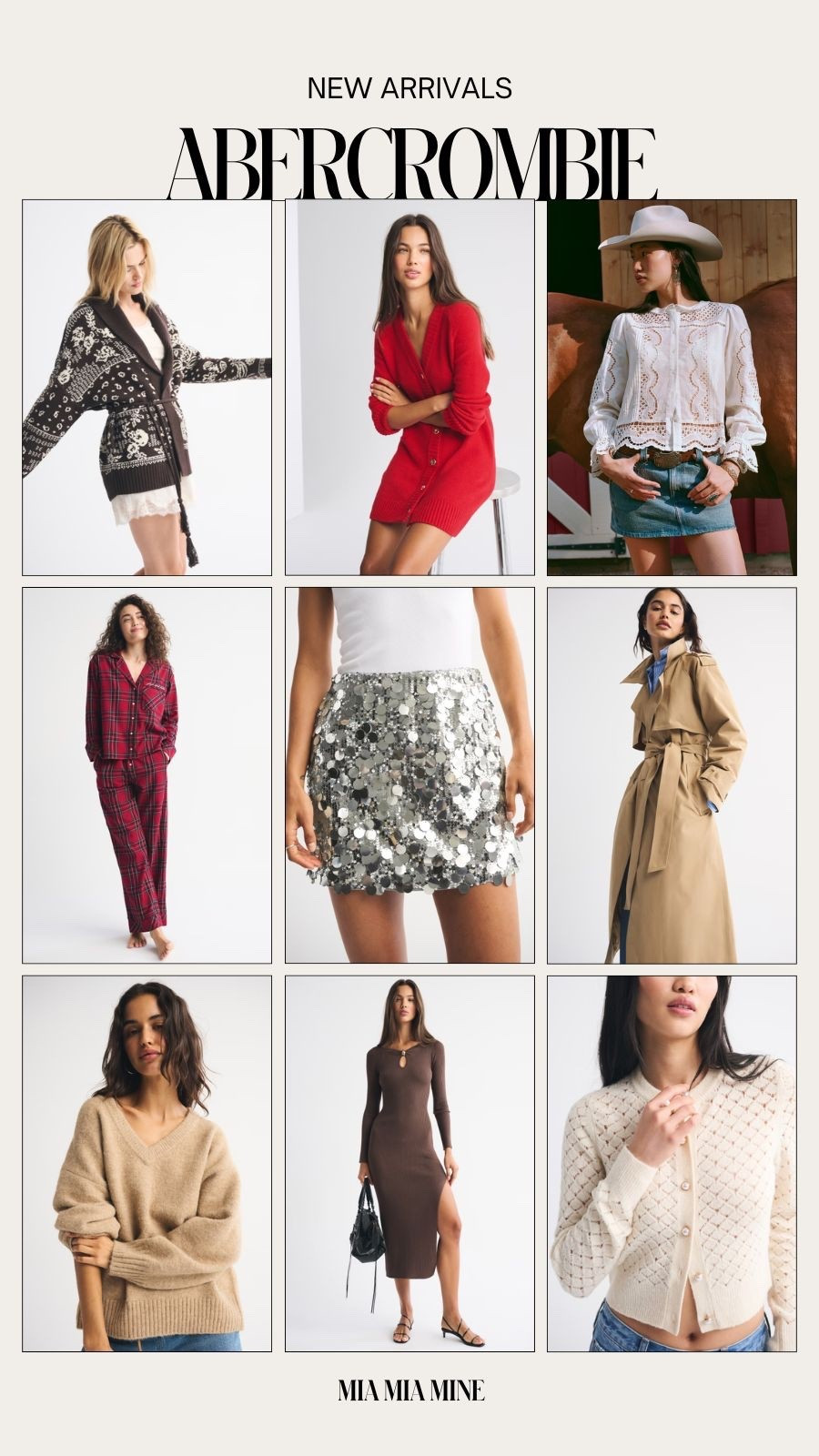 Abercrombie Thanksgiving and holiday outfits 
Shop holiday pajamas, sequin skirts, sweater dresses and more 

#LTKHoliday #LTKStyleTip #LTKFindsUnder100