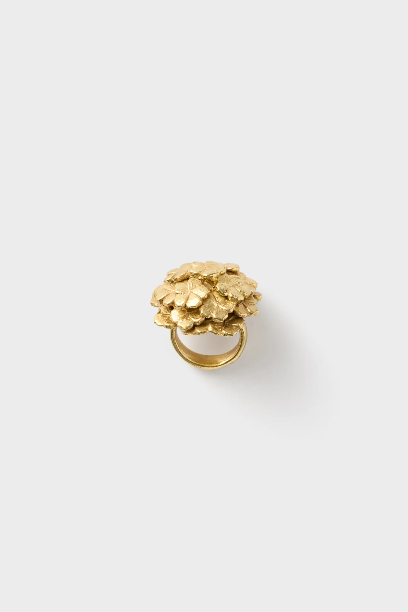 Gold Team Spirit Flower Ball Ring | Tuckernuck (US)