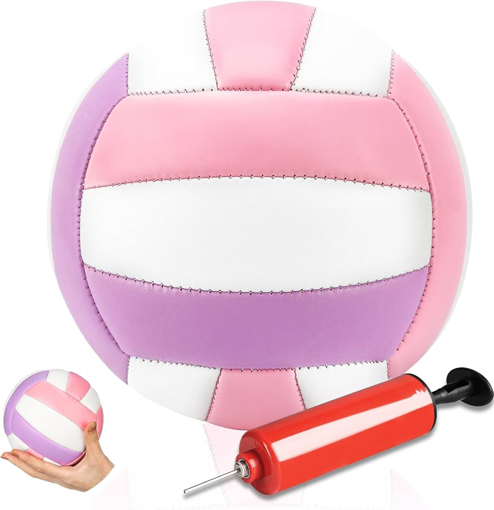 Size 2 Mini Volleyball 5.3 inch Small Beach Volleyball Soft Outdoor Indoor Volleyball Autograph B... | Amazon (US)