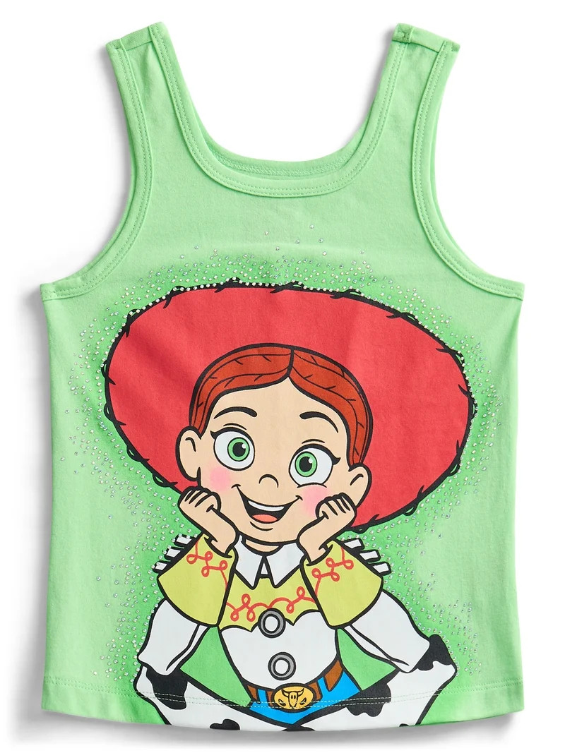 Toy Story Jessie Girls Gradient Rhinestone Character Graphic Tank Top, Sizes 4-16 | Walmart (US)