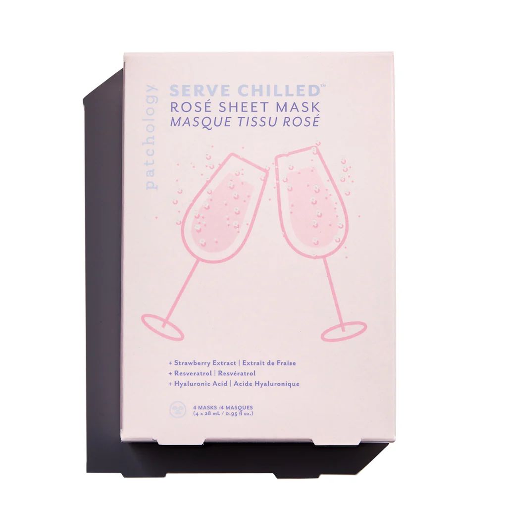 Serve Chilled™ Rosé Sheet Mask - Patchology UK | Patchology