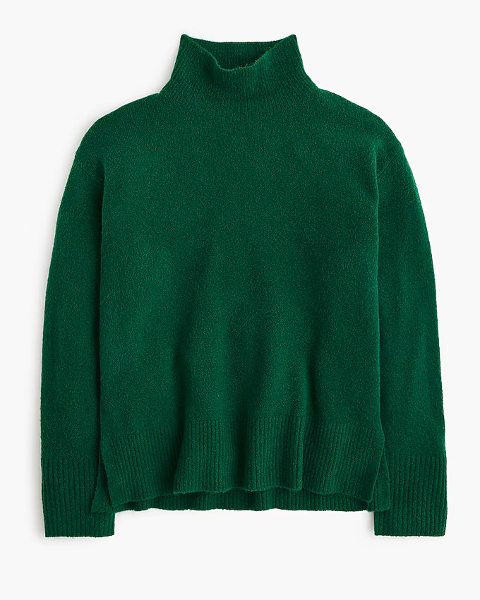 Mockneck sweater in extra-soft yarn | J.Crew Factory