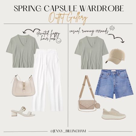Spring capsule wardrobe outfit ideas

#LTKstyletip #LTKunder100 #LTKunder50