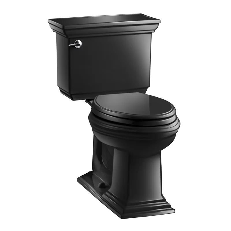 K-3819-7 Memoirs Stately Comfort Height Two-Piece Elongated 1.6 GPF Toilet with Aquapiston Flush ... | Wayfair North America
