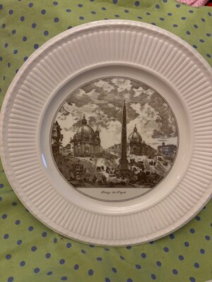 Wedgwood England Etruria Piranesi  10.5" Collector's Plate PIAZZA DEL POPOLO | eBay US