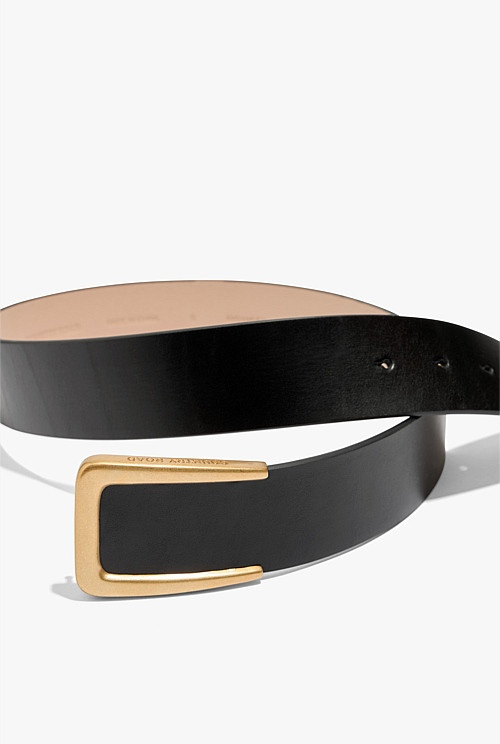 Leather Mid Belt | Country Road