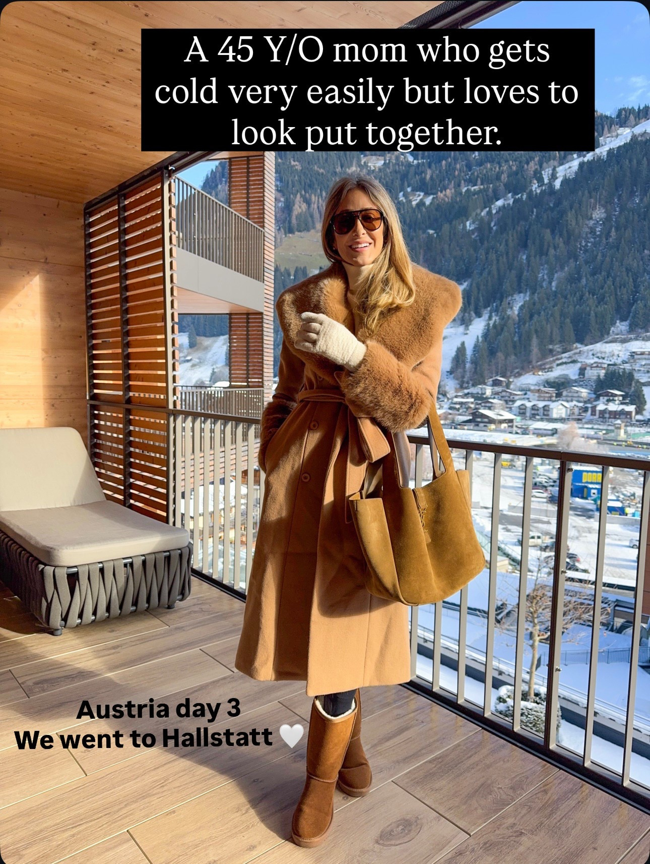 Austria outfit day 3
A 45 Y/O mom who gets cold very easily but loves to look put together.
Fits true to size and I’m wearing size small 
Winter outfit 
Snow outfit 
Coats 
Snow boots 


#LTKU #LTKootd #LTKSeasonal