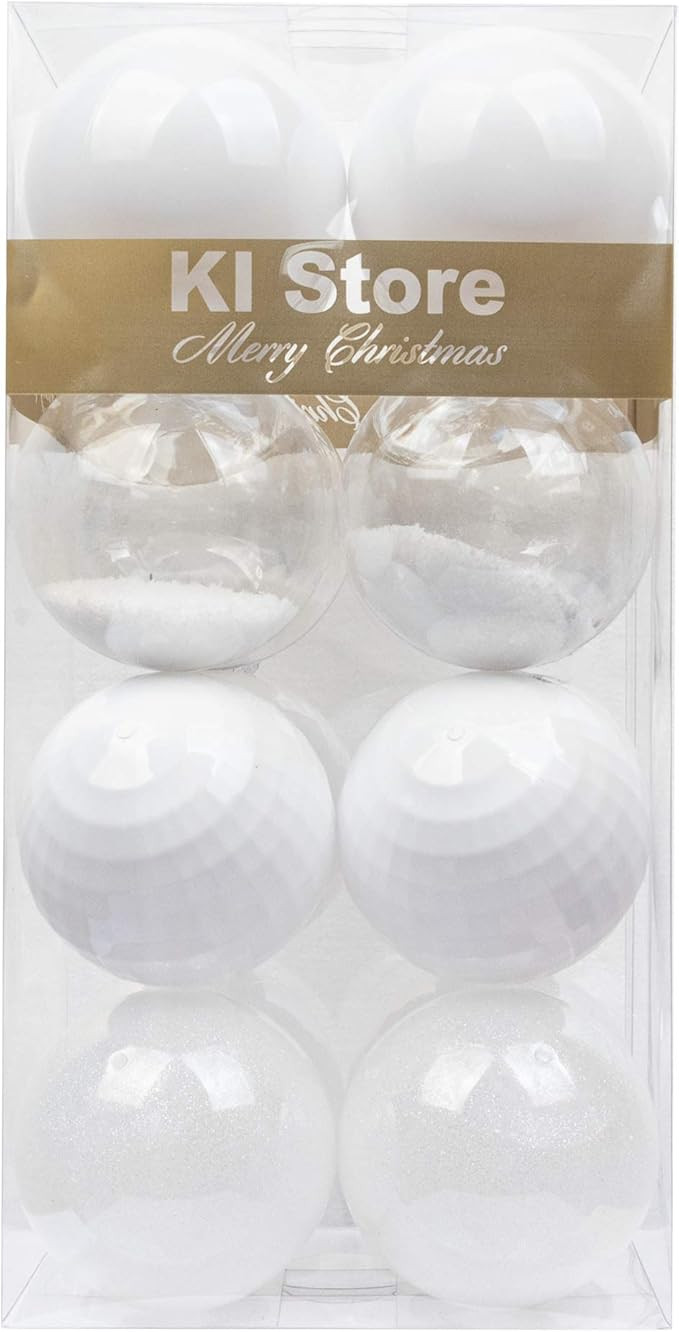 KI Store Large Christmas Balls 4-Inch Shatterproof Christmas Tree Ball Ornaments Decorations for ... | Amazon (US)