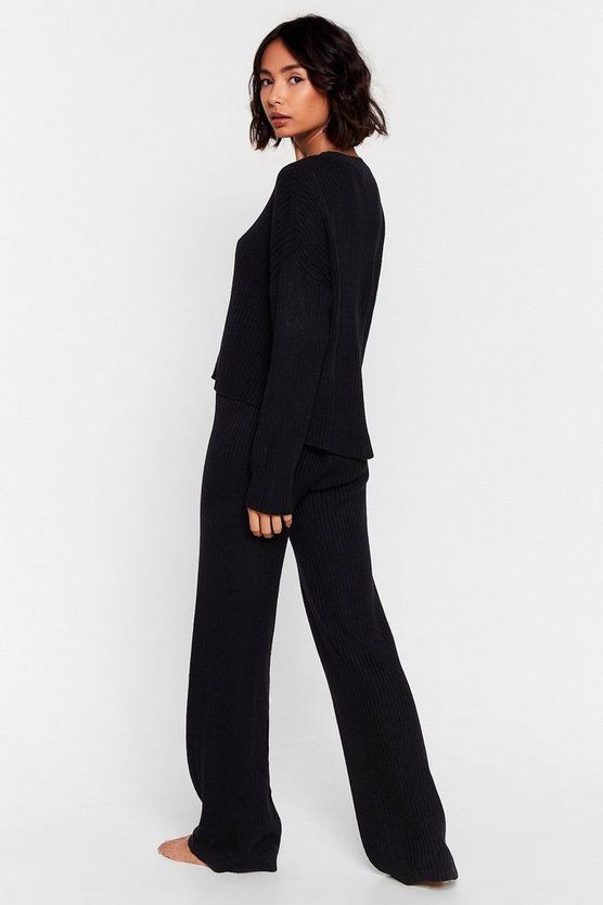Knit Alone Sweater and Wide-Leg Lounge Set | NastyGal (US & CA)