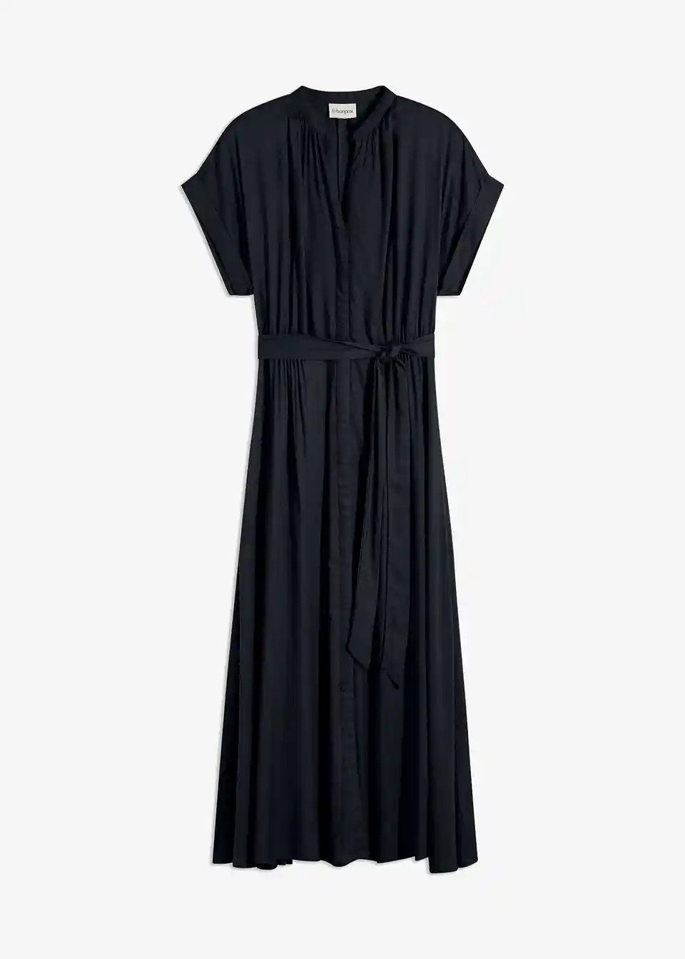 Hemdblusenkleid aus flie\u00dfender Viskose | Bonprix DE