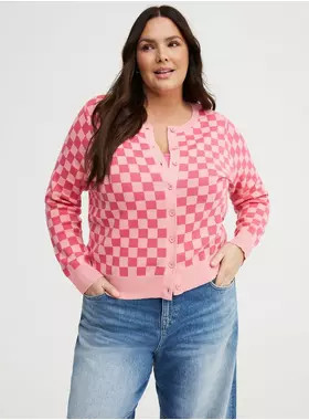 Luxe Cozy Crew Cardigan | Torrid (US & Canada)