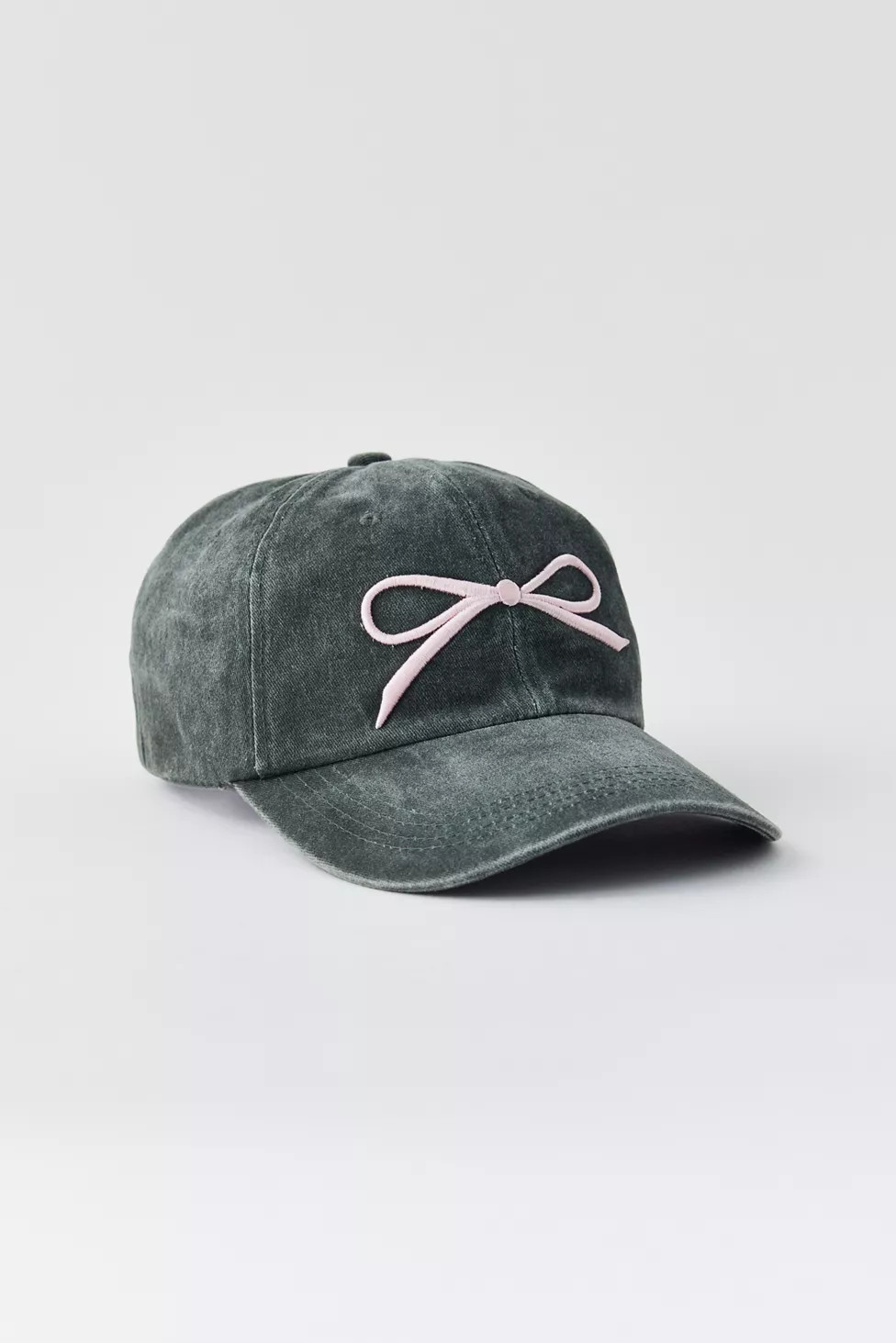 Stitched Bow Baseball Hat | Urban Outfitters (US and RoW)