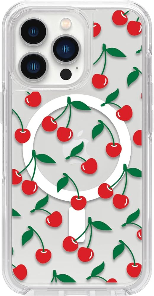 OtterBox iPhone 13 Pro Symmetry Series+ Case - CHERRY ON TOP, ultra-sleek, snaps to MagSafe, rais... | Amazon (US)