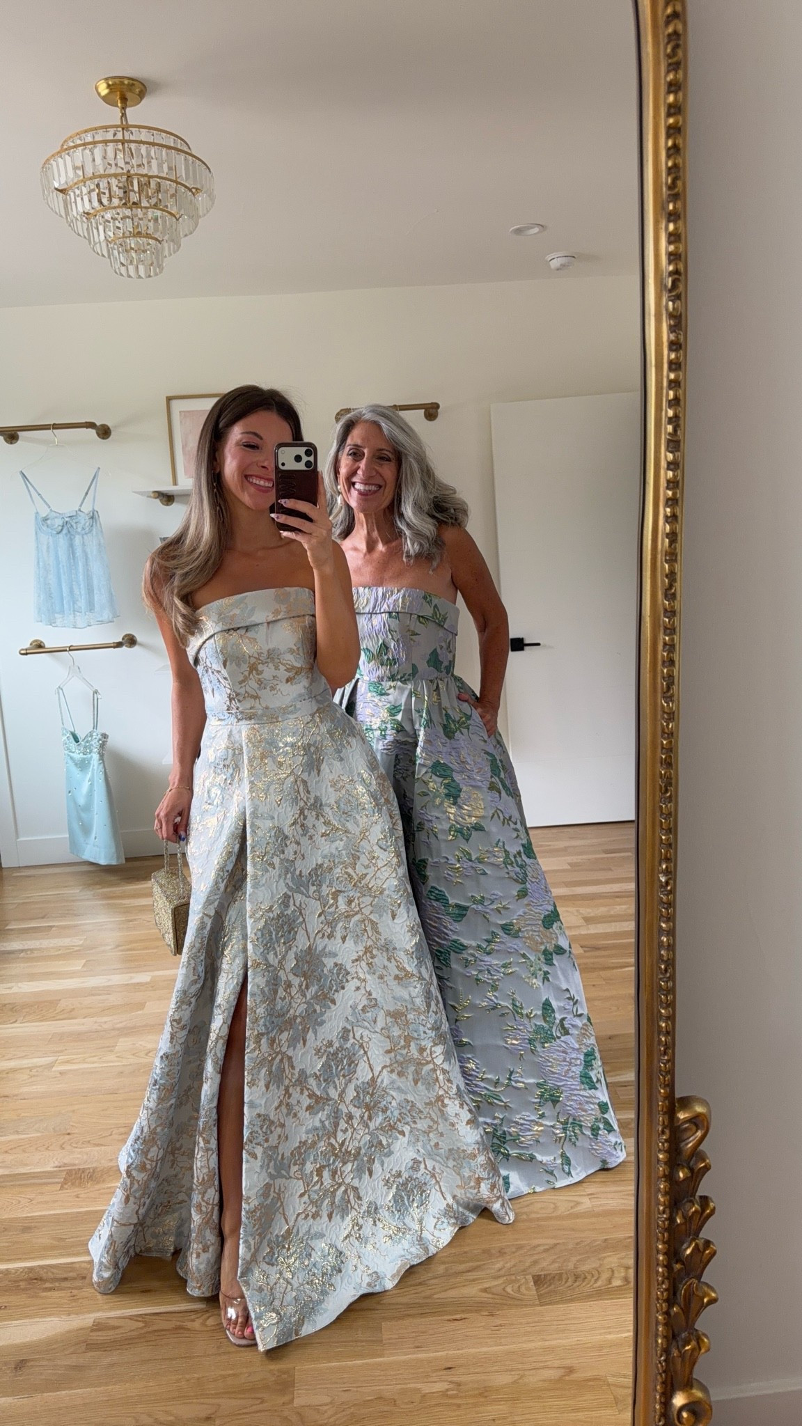 Mom and me wedding guest and formal event dresses! 💍✨

sizing:
i'm 5'4" and typically wear a small/2.
• brocade gown: 0
• white lace dress: xs

mom is 5'4" and typically wears a medium/6.
• strapless floral gown: 4
• pink flutter chiffon dress: 4
• penelope tiered dress: small

Wedding guest
Formal event
Black tie
Floral
Metallic
Pleated
Mother of the bride
Special occasion

#LTKgrwm #LTKSeasonal #LTKWedding