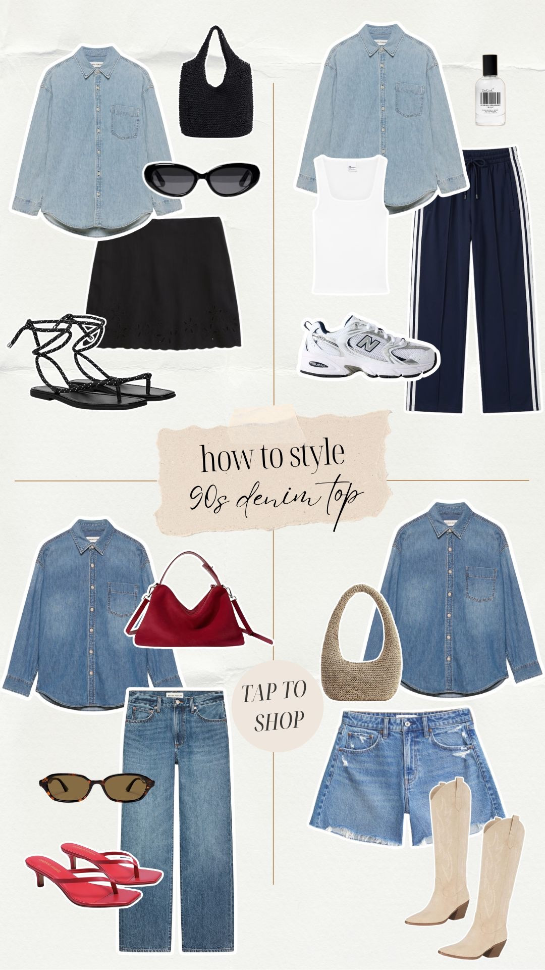 How To Style: 90’s Denim Top ✨

#LTKootd #LTKgrwm #LTKSeasonal