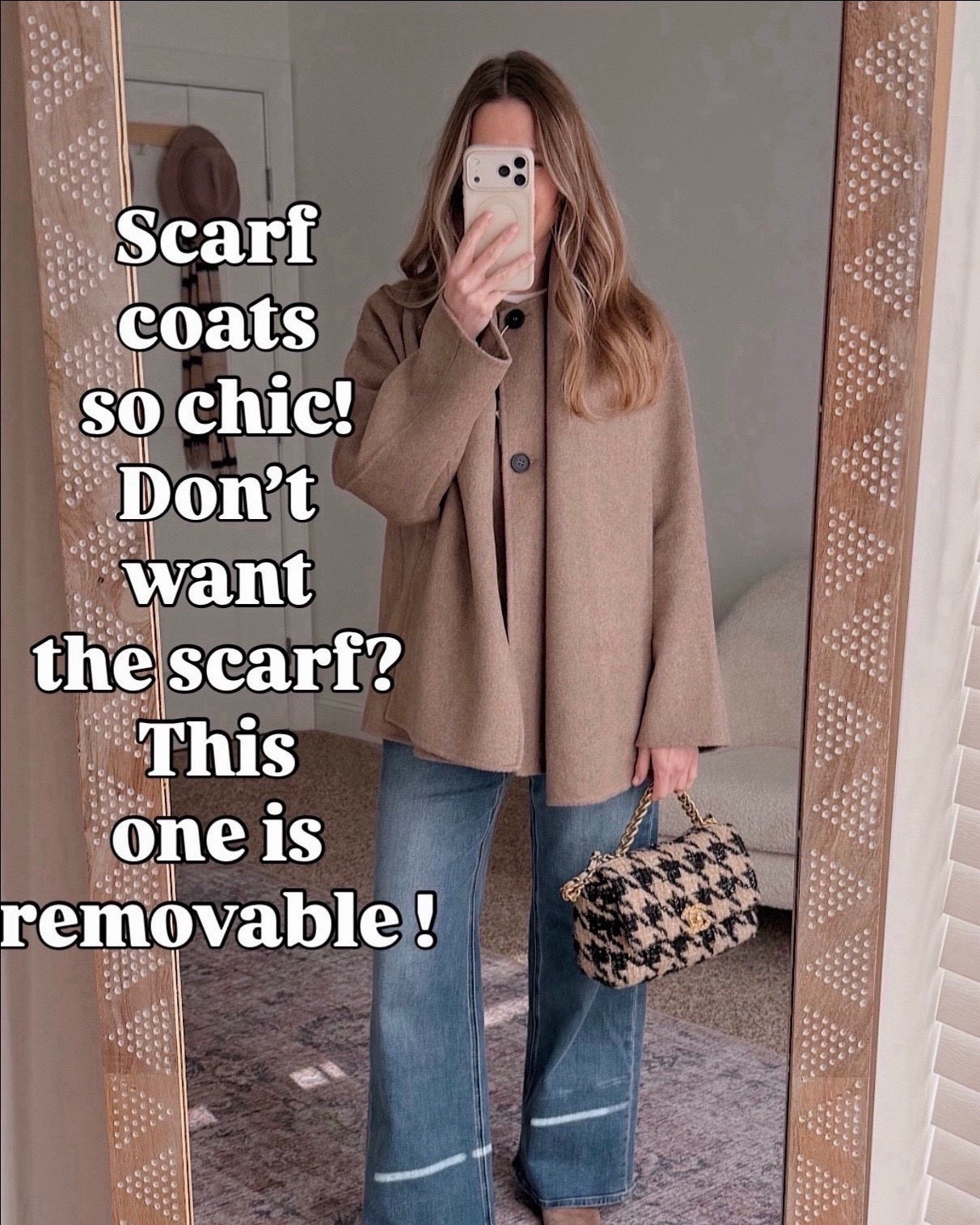 This scarf coat is such a good find. I love that the scarf is removable so you can switch up the look depending on the outfit. The neutral tone works with everything and the fit is easy but still polished.

scarf coat, removable scarf coat, winter coat for women, neutral outerwear, everyday winter outfit, casual winter style, fall winter layering, affordable coats, classic winter look

#LTKOver40 #LTKgrwm #LTKHoliday