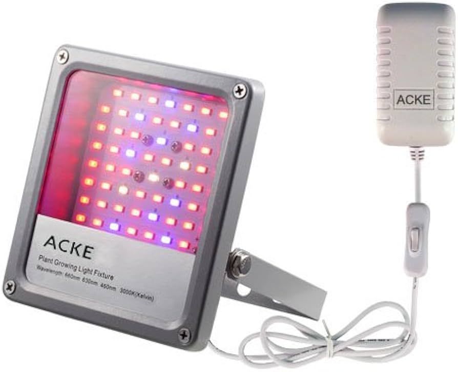 ACKE LED Grow Lights Full Spectrum,Plant Lights，Growing Lamps 12W for Indoor Plants,Hydropoincs | Amazon (US)