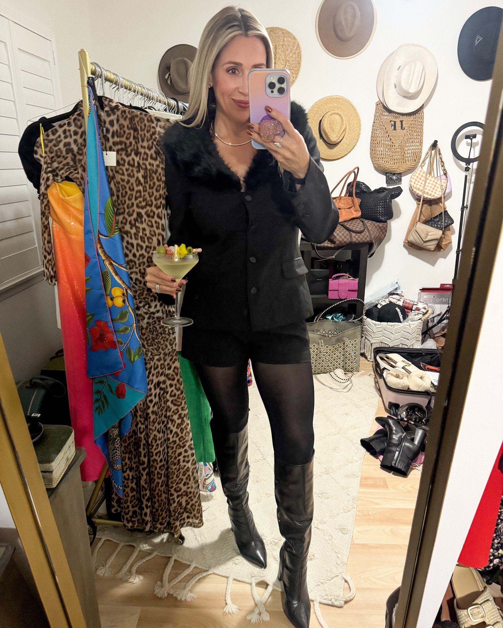 The cutest set for the holidays ! Wearing a size medium and runs true to size. The jacket would be perfect with a dress or jeans as well ❄️ 

#LTKHoliday #LTKParties #LTKootd