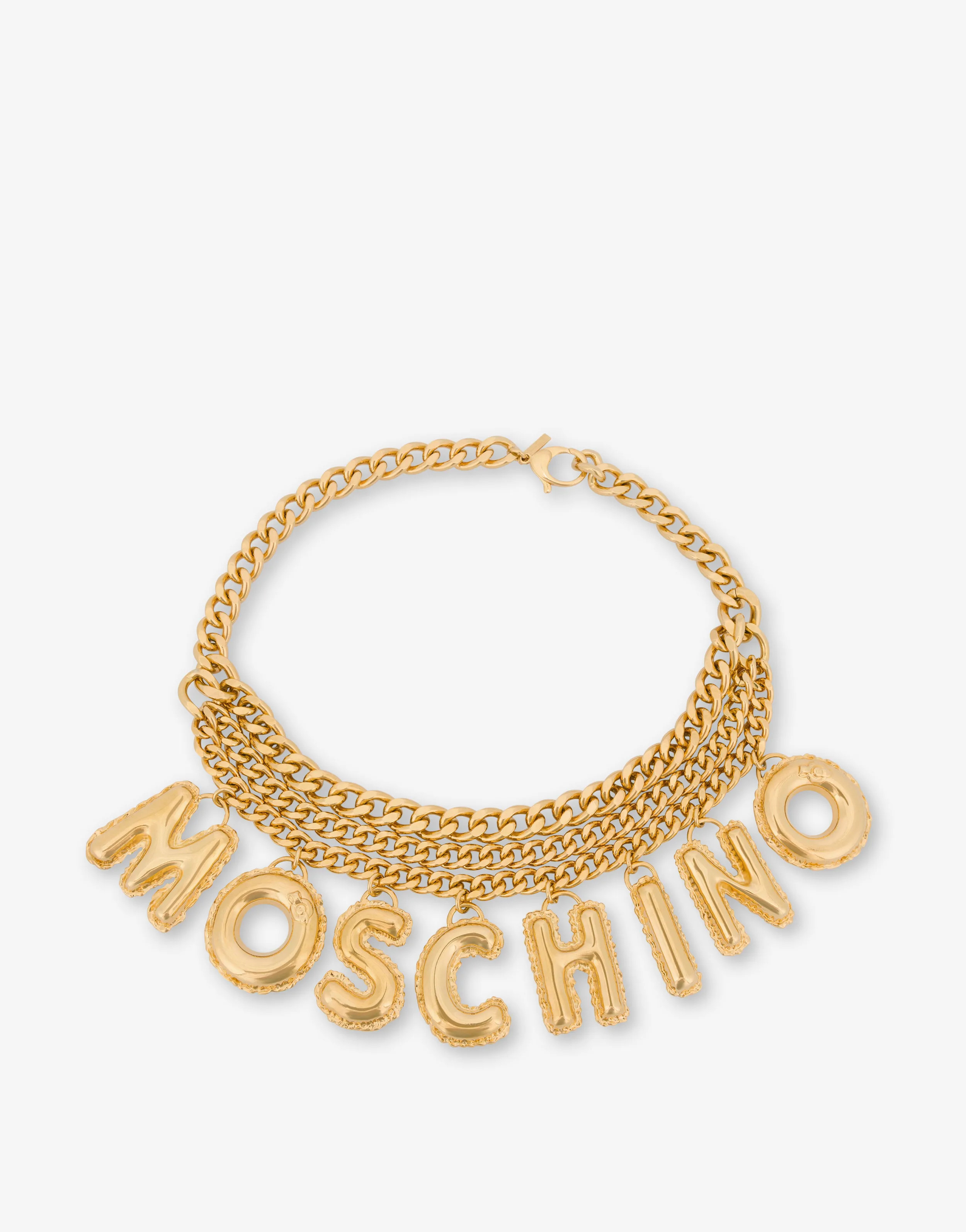 Inflatable Lettering Chain Belt | Moschino