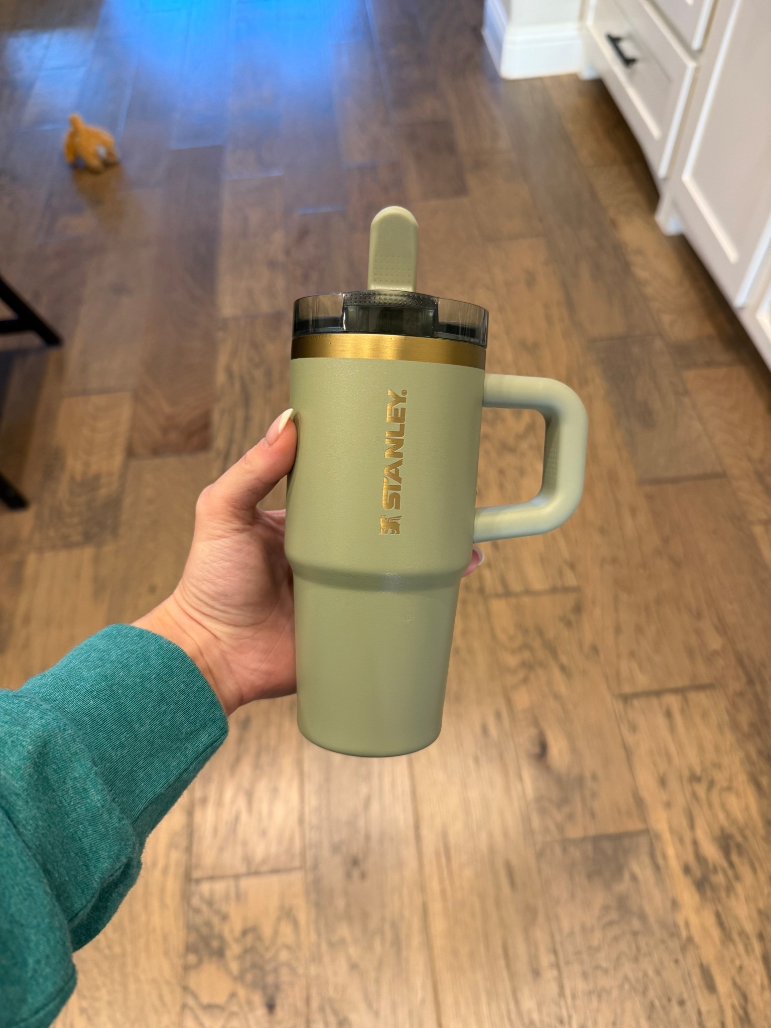 Hayes’ Mini Stanley!! It’s leakproof when the straws flipped down! 

#LTKKids #LTKSaleAlert #LTKmomlife