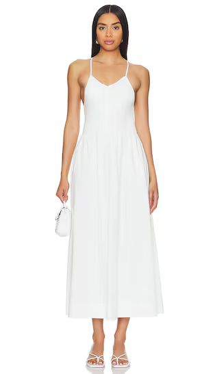 Camera Midi Dress in White | Revolve Clothing (Global)