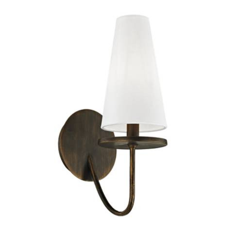 Marcel 14 1/4" High Textured Bronze Wall Sconce - #45H43 | Lamps Plus | Lamps Plus