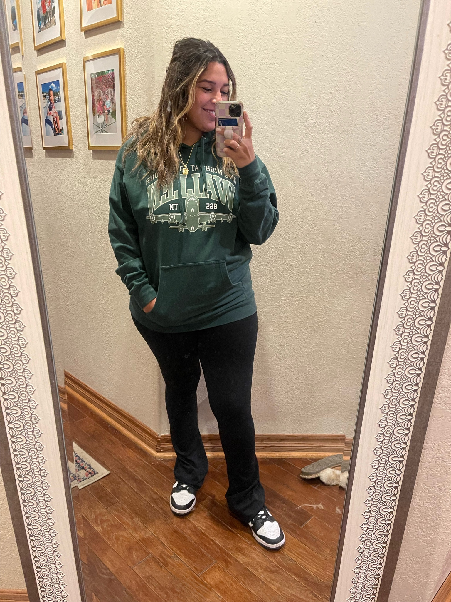 When it’s 40 degrees in may! 
Sweatshirt is from the Morgan Wallen concert #leggings #flareleggings #springootd

#LTKmidsize #LTKsalealert #LTKstyletip
