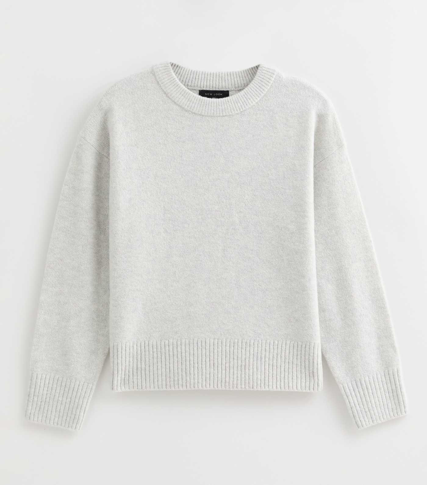 Light Grey Crew Neck Jumper | New Look | New Look (UK)